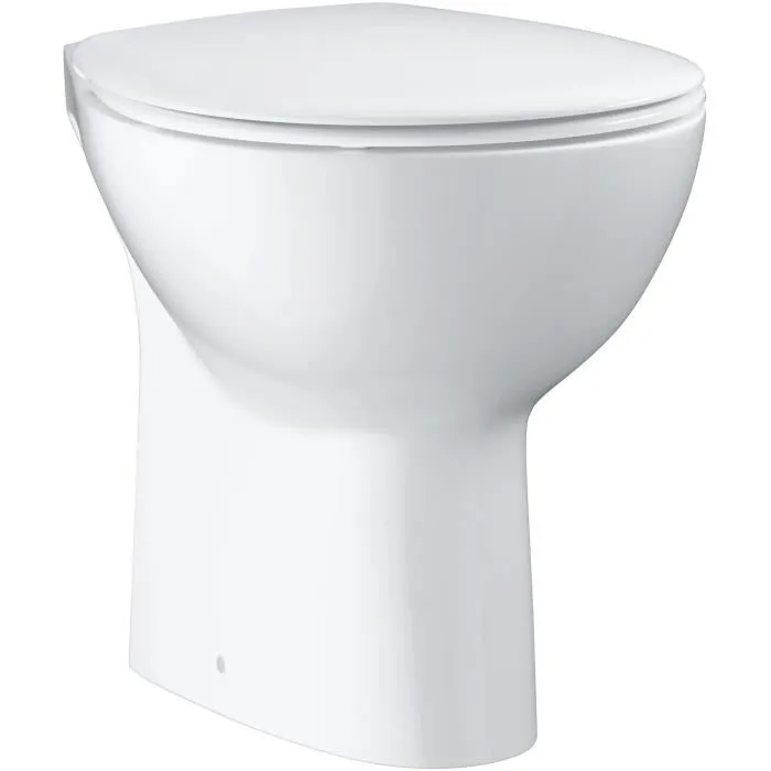 GROHE Bau Ceramic Abattant de WC en Duroplast Blanc Alpin avec Système SoftClose - Pour Cuve Bau Ceramic