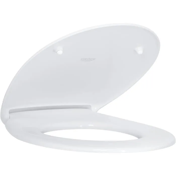 GROHE Bau Ceramic Abattant de WC en Duroplast Blanc Alpin avec Système SoftClose - Pour Cuve Bau Ceramic