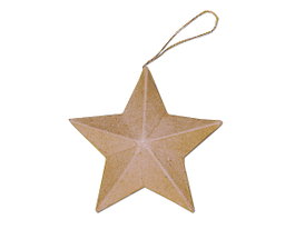 Innspiro Pendentif papier mâché étoile 13cm