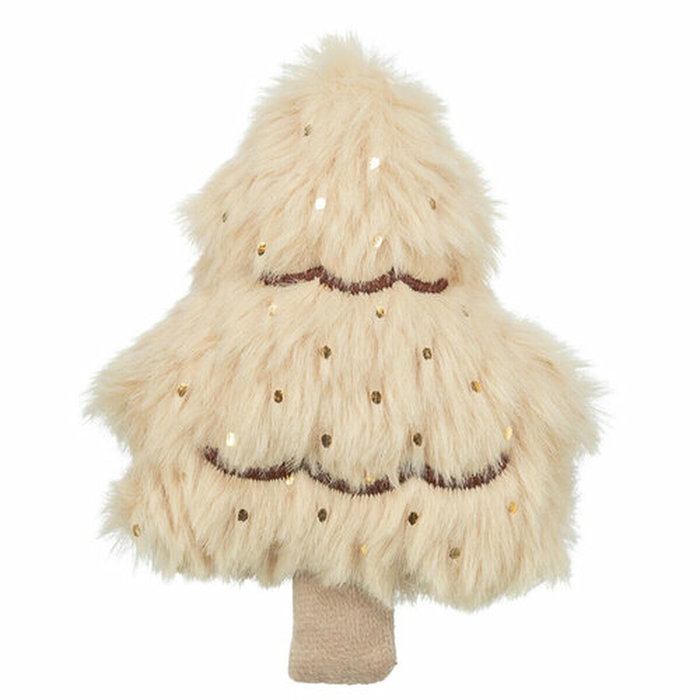Jouet pour chien en peluche Trixie Beige Polyester Noël Sapin 9,5 cm