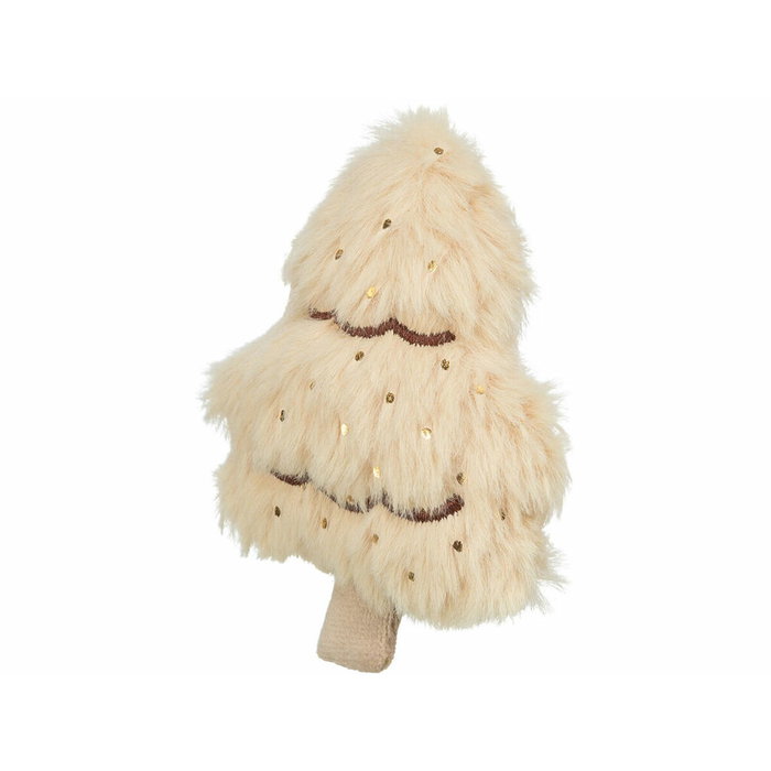 Jouet pour chien en peluche Trixie Beige Polyester Noël Sapin 9,5 cm