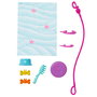 Mattel Barbie Poupée et ses Chiens avec Fauteuil Roulant - Set d'Animaux de Compagnie avec Accessoires (Corrège, Bol, Lit, Friandises) - Htk37