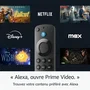 Amazon Fire TV Stick HD (3rd Gen) avec télécommande vocale Alexa, Full HD 1080p, Noir