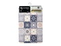 Kinvara Tapis de Cuisine Effet Carrelage 40 x 60 cm Polyester et TPE (Set de 24)