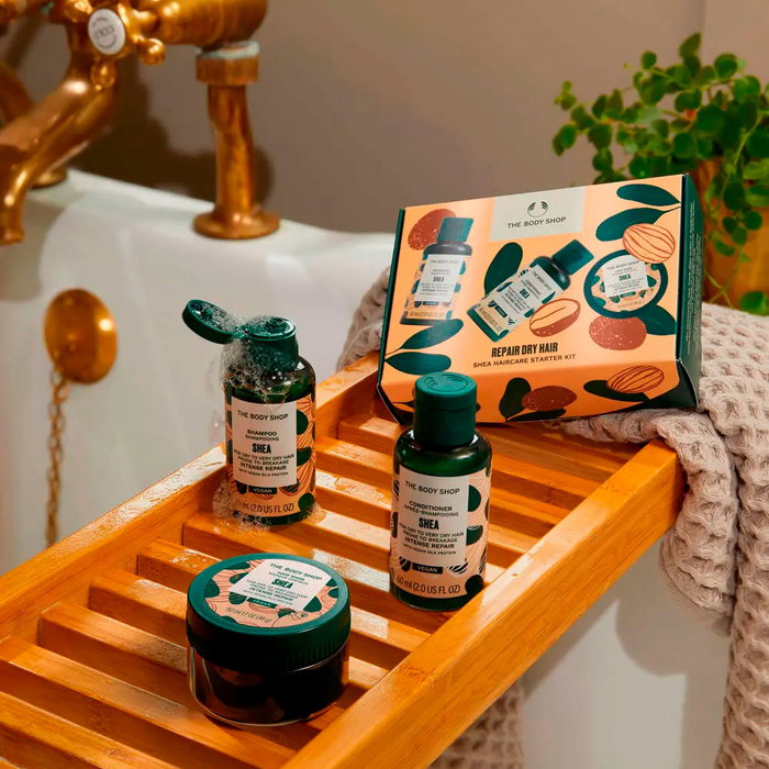 The Body Shop Shampoing au KARITÉ 60 ml Cheveux Secs et Fragiles Beurre de Karité Vegan