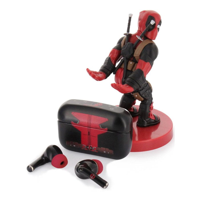 Exquisite Gaming Pack Deadpool Marvel avec mini-figurine et écouteurs sans fil TWS Buds Pro
