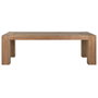 Home ESPRIT Table de Salle à Manger Esprit Naturel Pin Bois Recyclé 240 x 110 x 78 cm