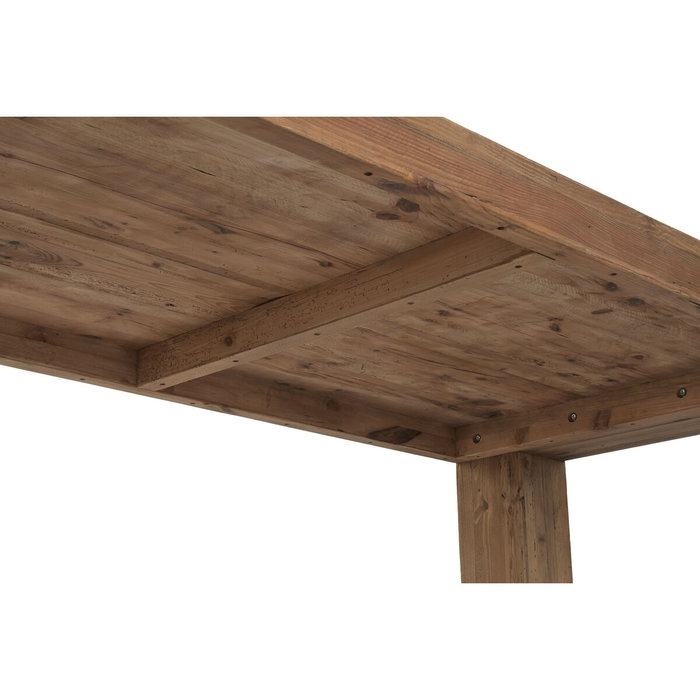 Home ESPRIT Table de Salle à Manger Esprit Naturel Pin Bois Recyclé 240 x 110 x 78 cm