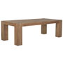 Home ESPRIT Table de Salle à Manger Esprit Naturel Pin Bois Recyclé 240 x 110 x 78 cm