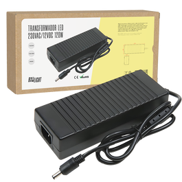BX3 LIGHT Transformateur LED 230VAC/12VDC 120W 10A IP20 Alimentation Tension Constante pour Rubans LED - [BX3-P-120]