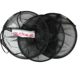 Dudule Bourriche anglaise de pêche 2 m, diamètre 40 cm, maille micro hydrofuge et imputrescible avec pic en aluminium