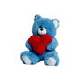 GO GIFT Ours en peluche Frank 50 BL Bleu avec Cœur
