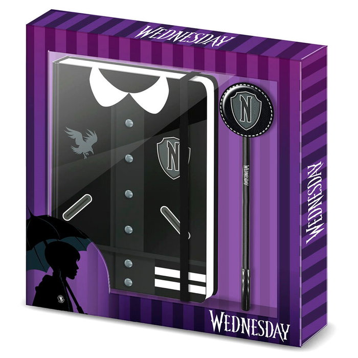 Karactermania Wednesday Journal intime Coffret cadeau Varsity