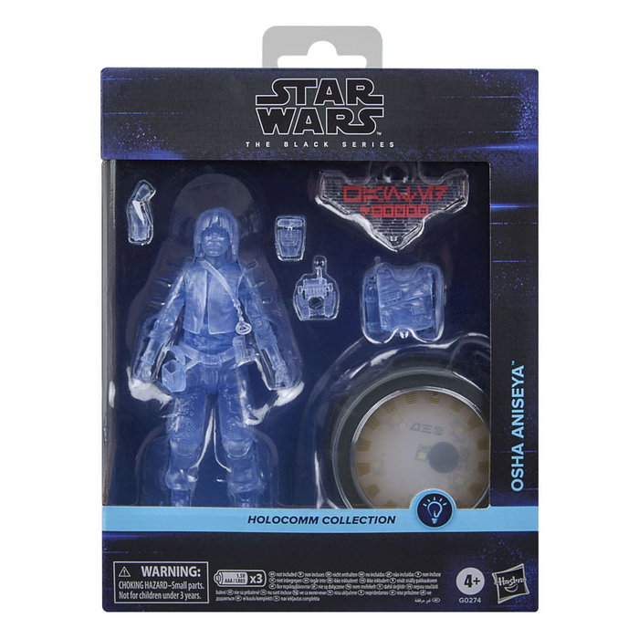 Star Wars Black Series Holocomm Collection figurine Osha Aniseya 15 cm Star Wars Black Series Holocomm Collection figurine Osha Aniseya 15 cm
