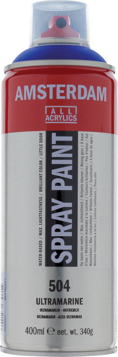 Amsterdam Spraypaint Azul Ultramar 504 400 ml Amsterdam Spraypaint Azul Ultramar 504 400 ml