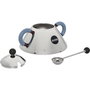 Alessi Sucrier avec Cuillère 9097 Bleu et Acier Inox 18/10 en Design Michael Graves