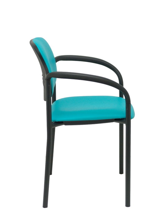 Chaise Styl Fixe/Sans mécanisme Cuir écologique Vert Non applicable Accoudoirs fixes Sans appui-tête Sans roulettes