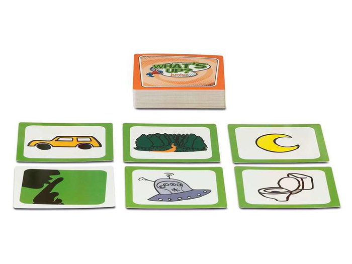Cayro Juego Whats Up? Junior - Jeu pour créer des histoires drôles - 2 joueurs - À partir de 6 ans - Dimensions 10,5x10,5x5 cm