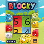 SD GAMES Jeu Blocky en espagnol - Jeu de société familial pour +5 ans, 2 à 4 joueurs - Contient 9 dés géants, ardoise, feutre, sac de transport