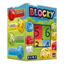 SD GAMES Jeu Blocky en espagnol - Jeu de société familial pour +5 ans, 2 à 4 joueurs - Contient 9 dés géants, ardoise, feutre, sac de transport