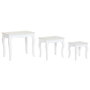 Table d'appoint Home ESPRIT Blanc Gris clair 53 x 35 x 47 cm