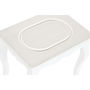 Table d'appoint Home ESPRIT Blanc Gris clair 53 x 35 x 47 cm