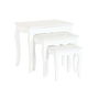 Table d'appoint Home ESPRIT Blanc Gris clair 53 x 35 x 47 cm