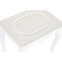 Table d'appoint Home ESPRIT Blanc Gris clair 53 x 35 x 47 cm