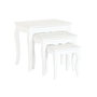 Table d'appoint Home ESPRIT Blanc Gris clair 53 x 35 x 47 cm