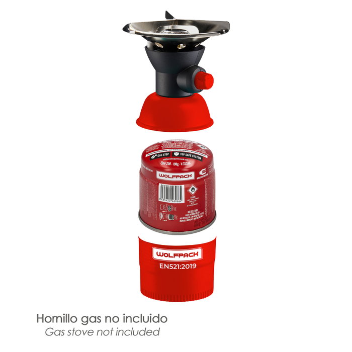 WOLFPACK LINEA PROFESIONAL Cartouche de gaz type 200 0,190 kg CE EN417