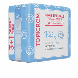 Topicrem Lingettes imprégnées BABY pack de 4 x 60 unités