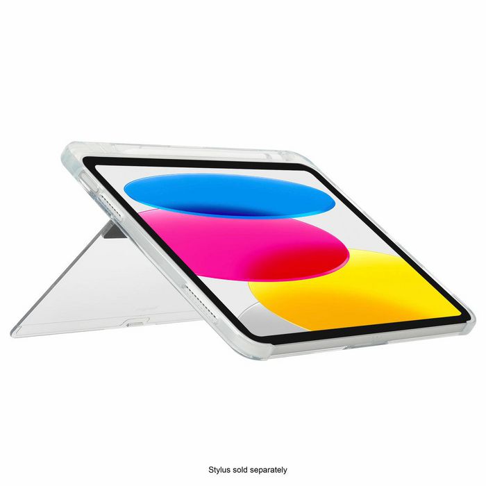 Targus Click-In Étui Transparent Protecteur avec Kickstand MIL-STD 810G pour iPad (10e génération) 10,9 Pouces - Compatible Apple Pencil