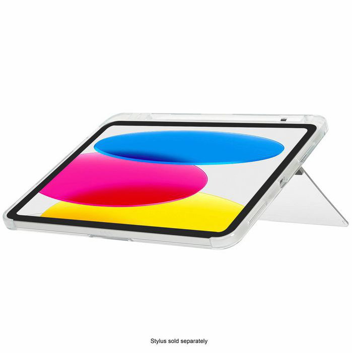 Targus Click-In Étui Transparent Protecteur avec Kickstand MIL-STD 810G pour iPad (10e génération) 10,9 Pouces - Compatible Apple Pencil
