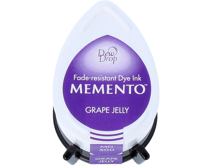 Tsukineko MEMENTO Tampon encreur goutte jalea de uva translúcida 32x50mm Tsukineko MEMENTO Tampon encreur goutte jalea de uva translúcida 32x50mm