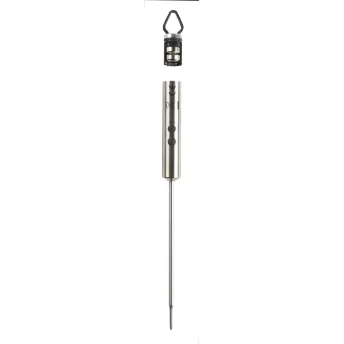 Domo Thermomètre culinaire acier inoxydable -45°C à +200°C arrêt automatique argent