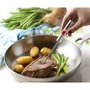 Domo Thermomètre culinaire acier inoxydable -45°C à +200°C arrêt automatique argent