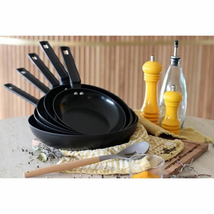 Menastyl Poêle en Aluminium forgé Noir 20 cm Menastyl Poêle en Aluminium forgé Noir 20 cm