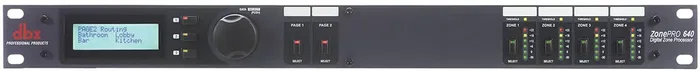DBX 640 ZonePRO DSP Audio Matrix 6 entrées 4 sorties Euroblock RCA