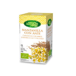 ARTEMIS BIO Infusion Manzanilla con Anís Bio 20 Filtros
