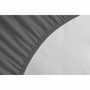 Home Linge Passion Drap housse Gris anthracite 90 x 190 cm + 30 cm bonnet