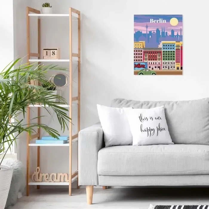 Ravensburger Tableau Peinture par Numéros CreArt Berlin 24x30 cm pour Adultes, Réf. 25521 Ravensburger Tableau Peinture par Numéros CreArt Berlin 24x30 cm pour Adultes, Réf. 25521