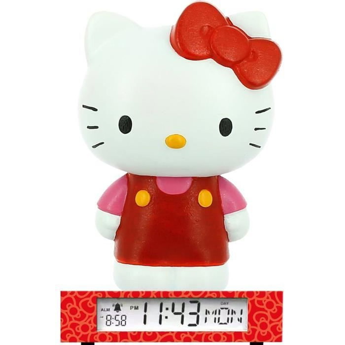 Kids Licensing Réveil figurine 3D Hello Kitty & Friends Rouge et blanc Kids Licensing Réveil figurine 3D Hello Kitty & Friends Rouge et blanc