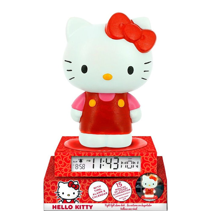 Kids Licensing Réveil figurine 3D Hello Kitty & Friends Rouge et blanc Kids Licensing Réveil figurine 3D Hello Kitty & Friends Rouge et blanc
