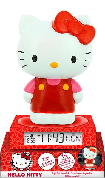 Kids Licensing Réveil figurine 3D Hello Kitty & Friends Rouge et blanc Kids Licensing Réveil figurine 3D Hello Kitty & Friends Rouge et blanc
