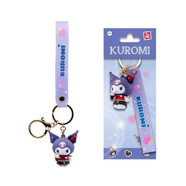 Yume Porte-clés Hello Kitty Kuromi PVC/metal 13 cm - Modèles assortis