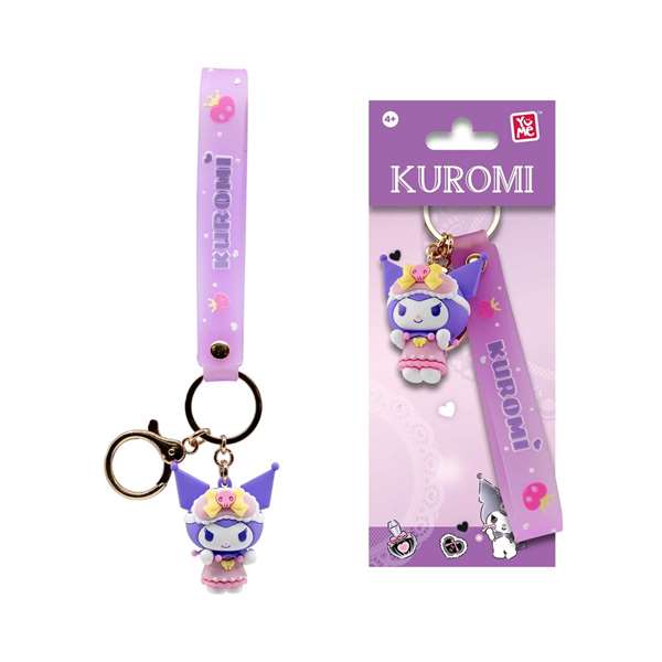 Yume Porte-clés Hello Kitty Kuromi PVC/metal 13 cm - Modèles assortis