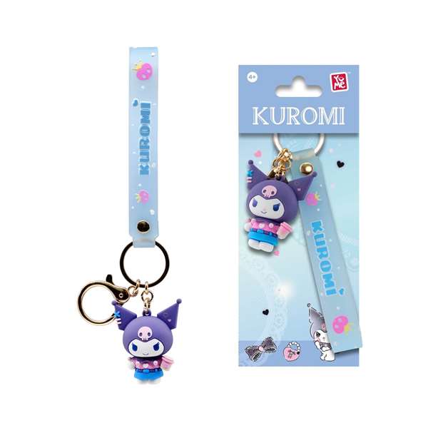 Yume Porte-clés Hello Kitty Kuromi PVC/metal 13 cm - Modèles assortis