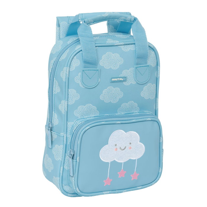 Safta Sac à dos enfant Nuages Bleu 20x28x8cm