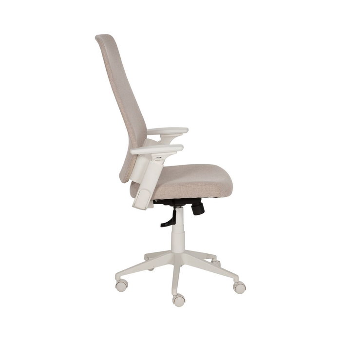 Chaise de Bureau Blanc Beige 67,5 x 62 x 114,5 cm Chaise de Bureau Blanc Beige 67,5 x 62 x 114,5 cm