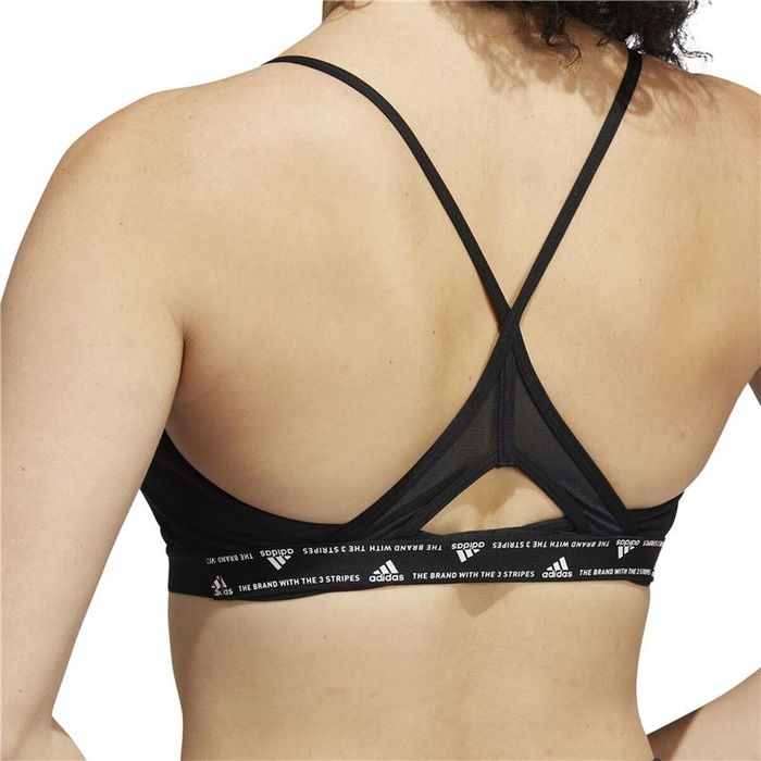 Soutien-gorge de Sport Adidas Aeroreact Ls P Noir